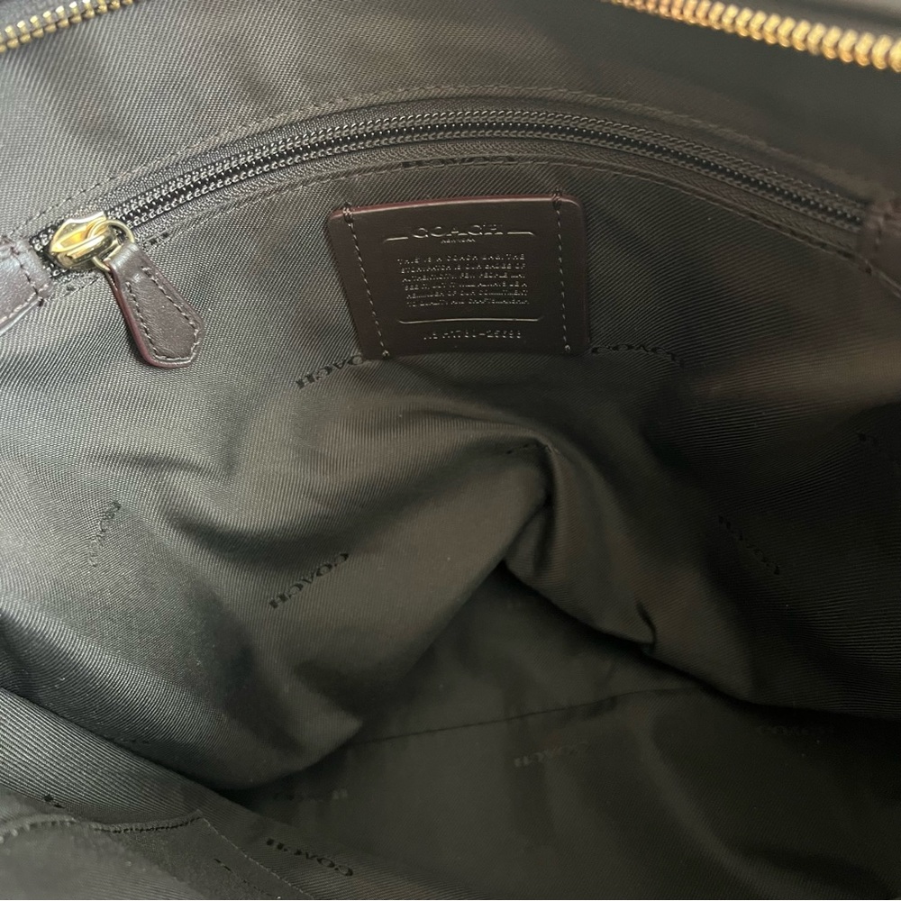 Coach - Signature Jacquard Dufflette - Khaki/Brown/Light Gold - Picture 11 of 15